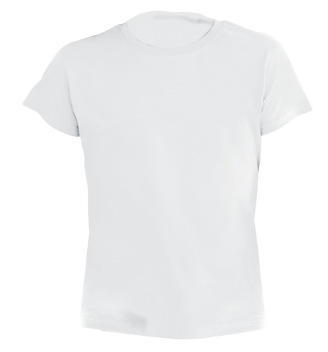 tricou alb pentru copii Hecom White Kid