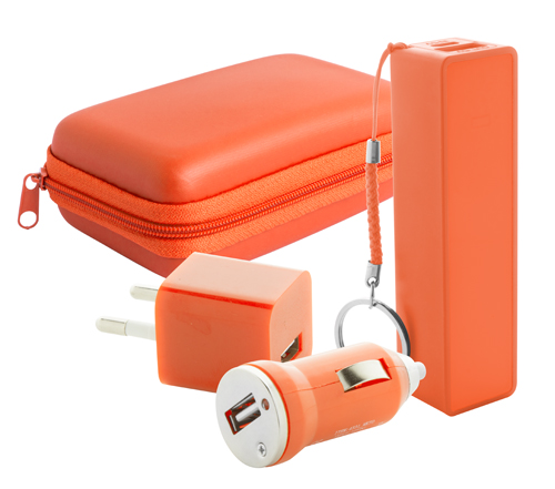 set baterie externă și încărcător USB Rebex
